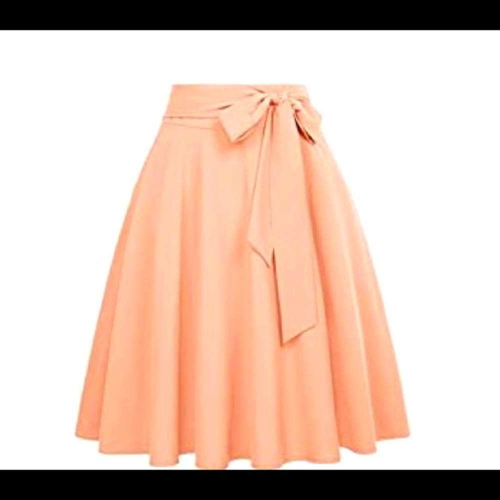 Belle Poque Women's High Waist A-Line Pockets Skirt Skater Flared Midi Skirt